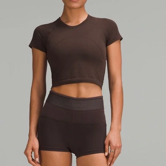 Lululemon swiftly tech cropped short-sleeve shirt - Picture 1 of 6